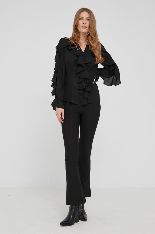 Nohavice Answear.LAB M95.W čierna WW22