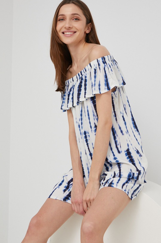 Šaty Answear.LAB viskóza modrá 38432.JS