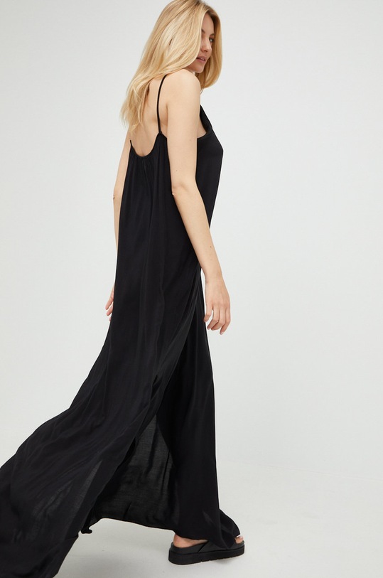 Šaty Answear.LAB viskóza čierna 4567.js