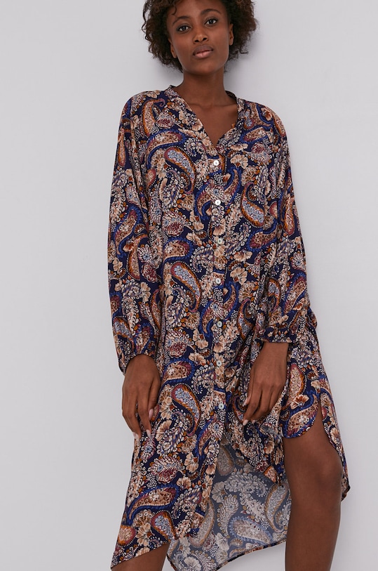 Answear Lab rochie midi bleumarin 1454.1KR