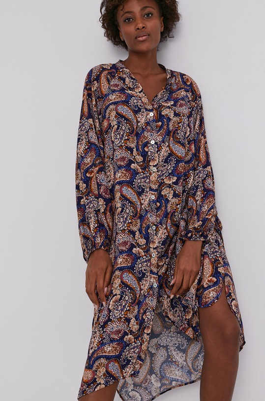 Answear Lab rochie midi bleumarin 1454.1KR