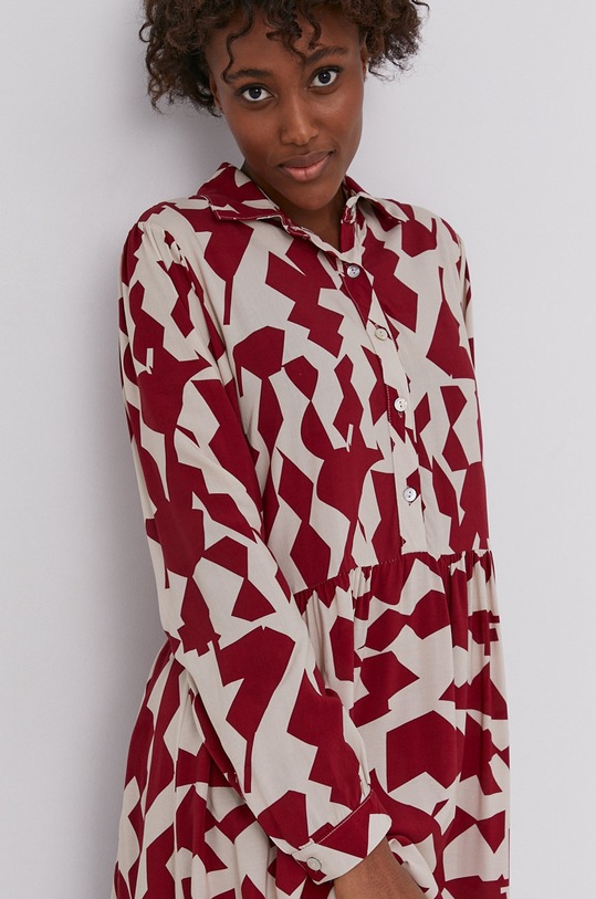 Answear Lab rochie burgundia 6031.2KR