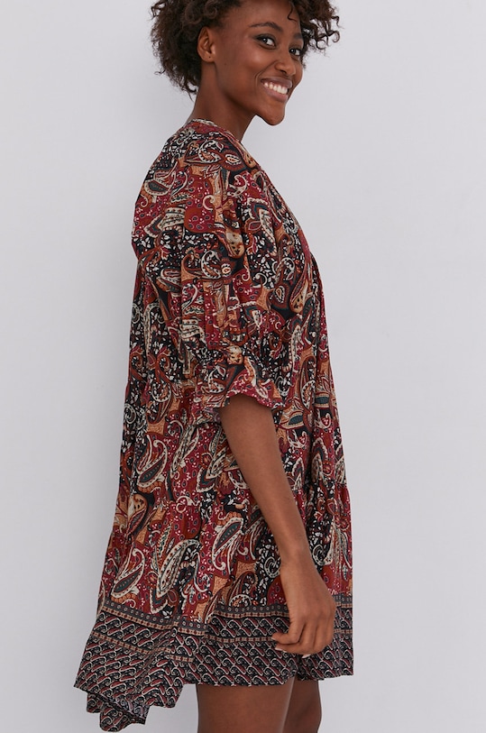 Answear Lab rochie din bumbac negru 2143.KR