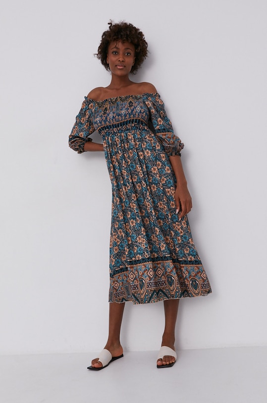 Answear Lab rochie G5030.2.KR turcoaz WZ21