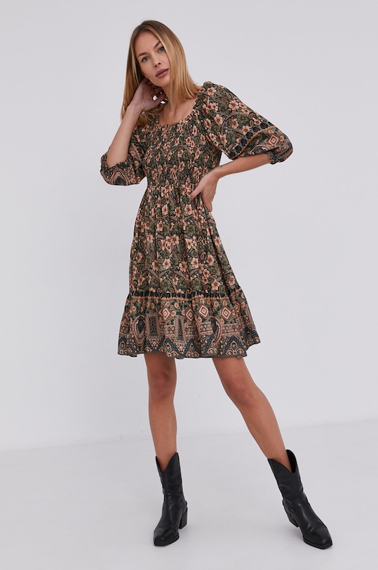 Answear Lab rochie G5029.2.KR verde WZ21