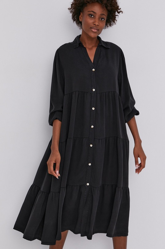 Answear Lab rochie fixat negru G9013.1KR