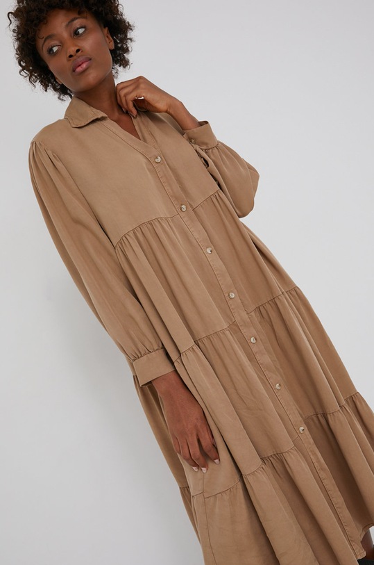 Answear Lab Sukienka beżowy G9013.2KR