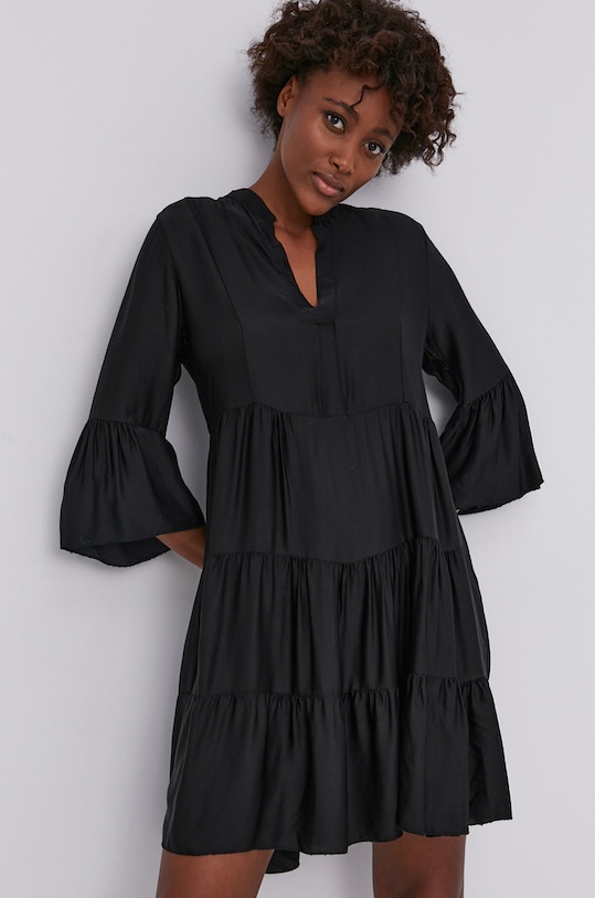 Answear Lab rochie mini negru G14620RA.1KR