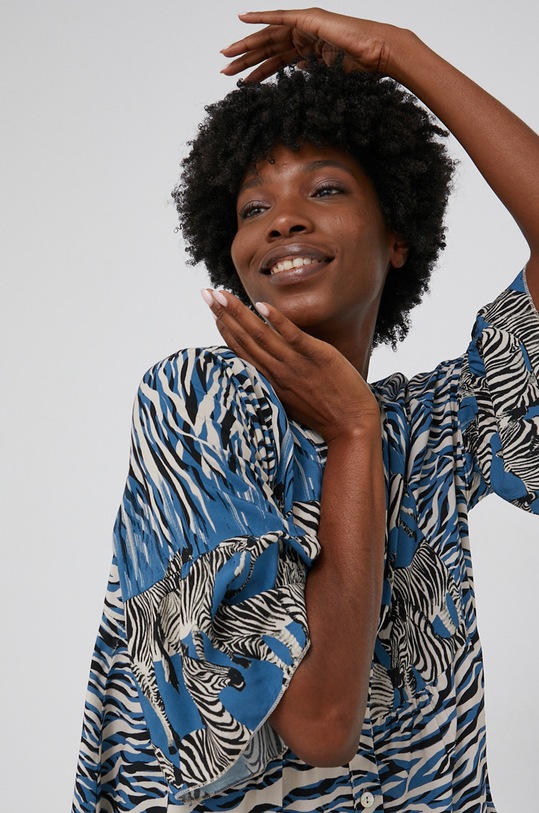 Šaty Answear.LAB G5021A.3KR modrá