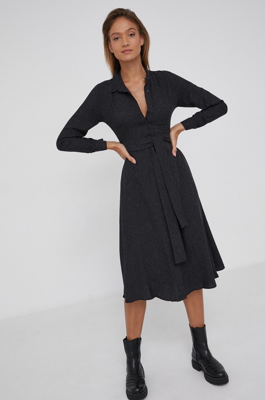 Answear Lab Sukienka szary 197A.MB