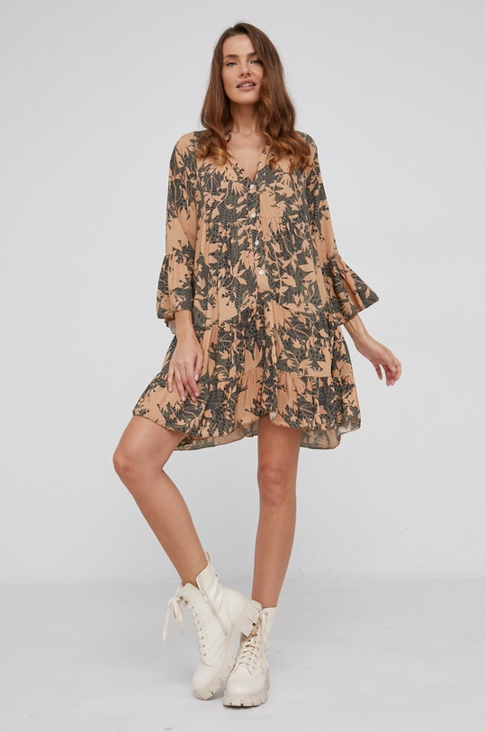 Answear Lab Sukienka 9802.1KR beżowy WW22