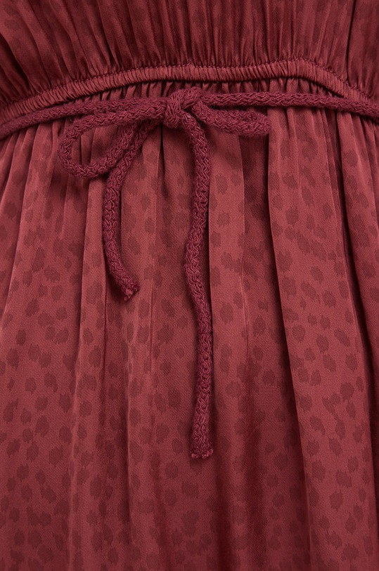 Šaty s příměsí hedvábí Answear.LAB 69298.2KR červená