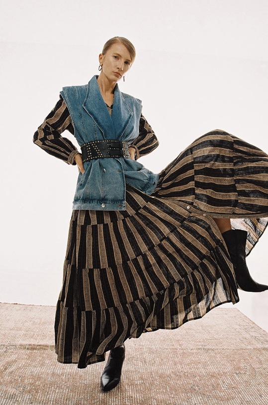 Answear Lab Sukienka bawełniana wzorzyste zielony 1985.1.AJ