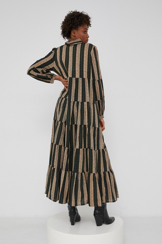 Answear Lab Sukienka bawełniana zielony 1985.1.AJ