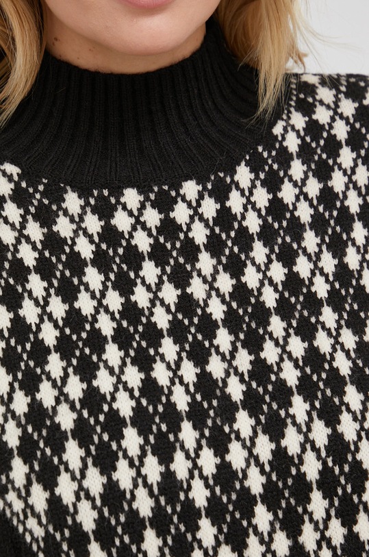 Answear Lab Sukienka z domieszką wełny 92921.11KR czarny