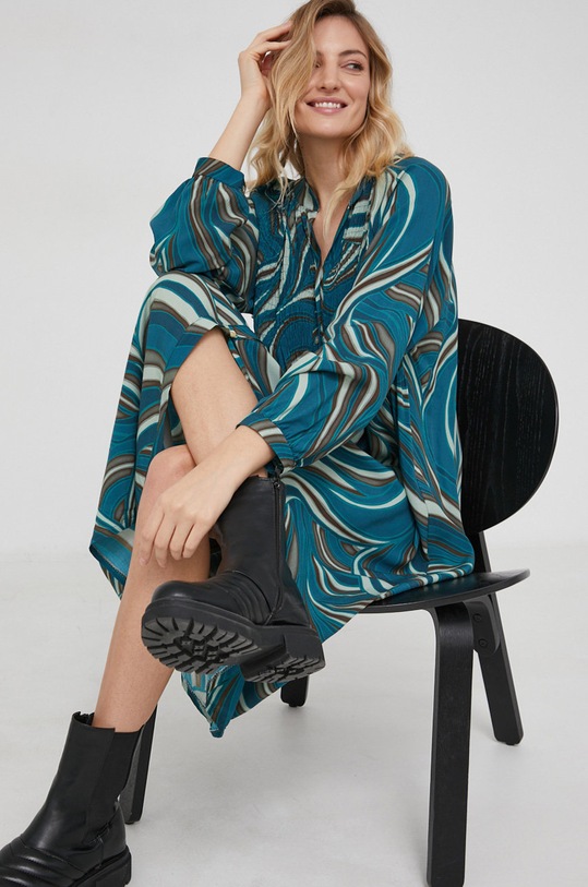 Φόρεμα Answear.LAB casual πράσινο 200073.1KR