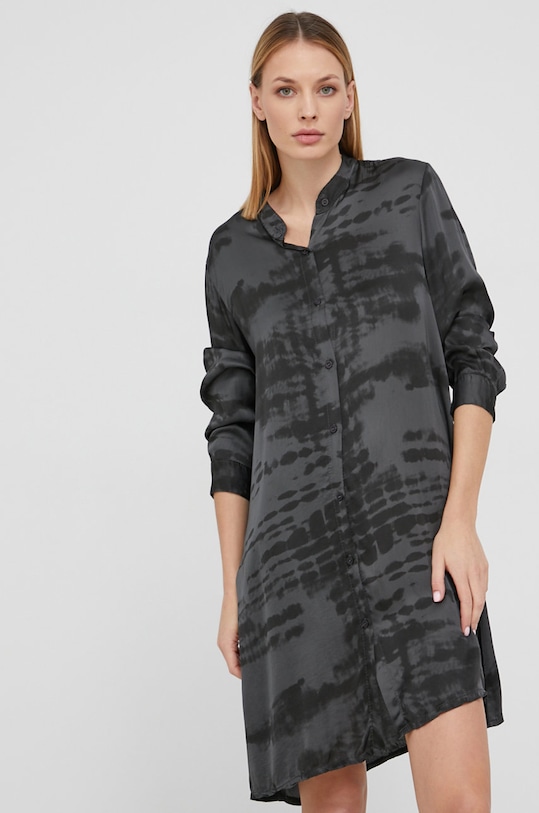 Hodvábne šaty Answear.LAB čierna 802064.1KR