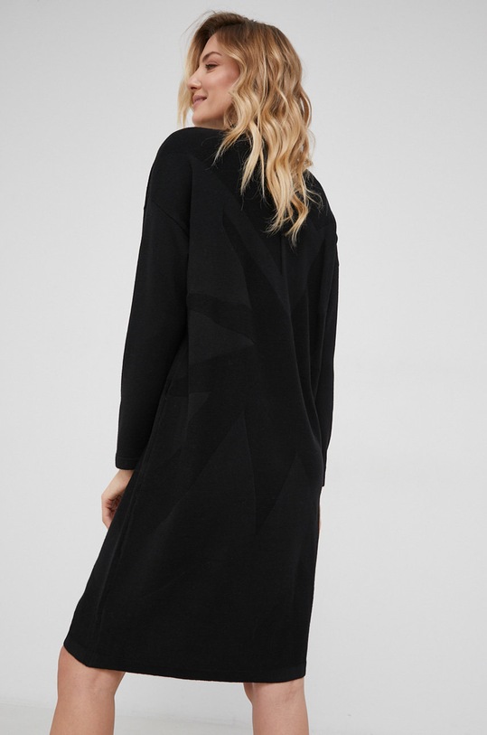 Odzież Answear Lab Sukienka z wełną 90185.3KR czarny