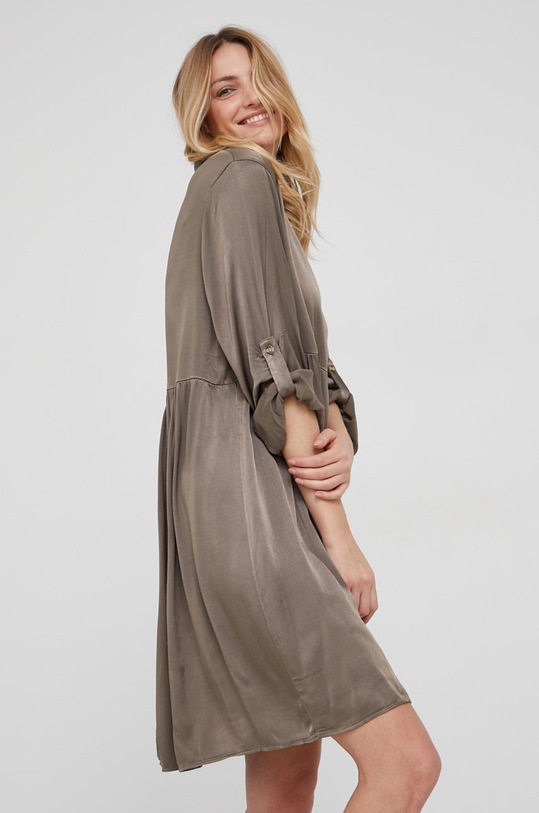 Šaty Answear.LAB mini béžová 751.1KR