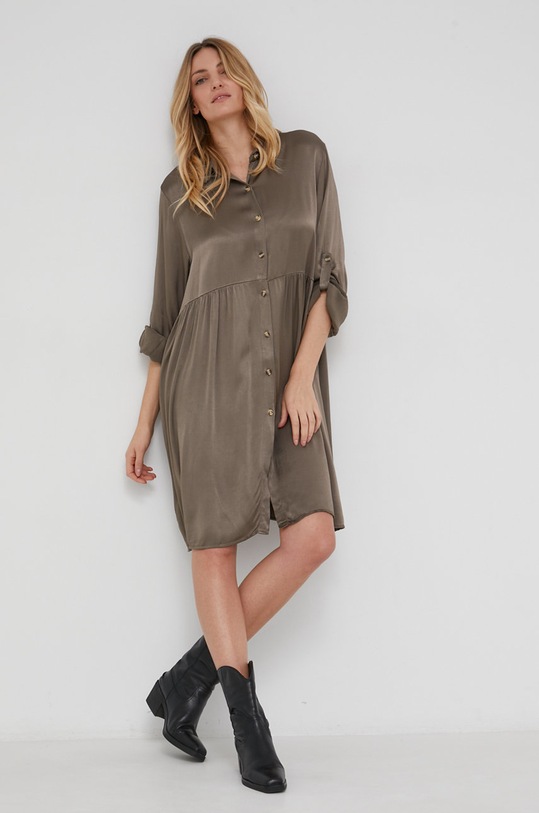 Šaty Answear.LAB 751.1KR béžová WW22