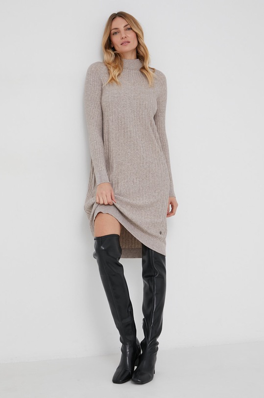 Answear Lab Sukienka casual beżowy 1654.2KR