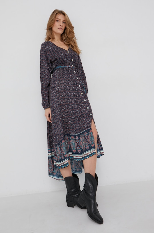 Answear Lab Sukienka granatowy 54.1KR