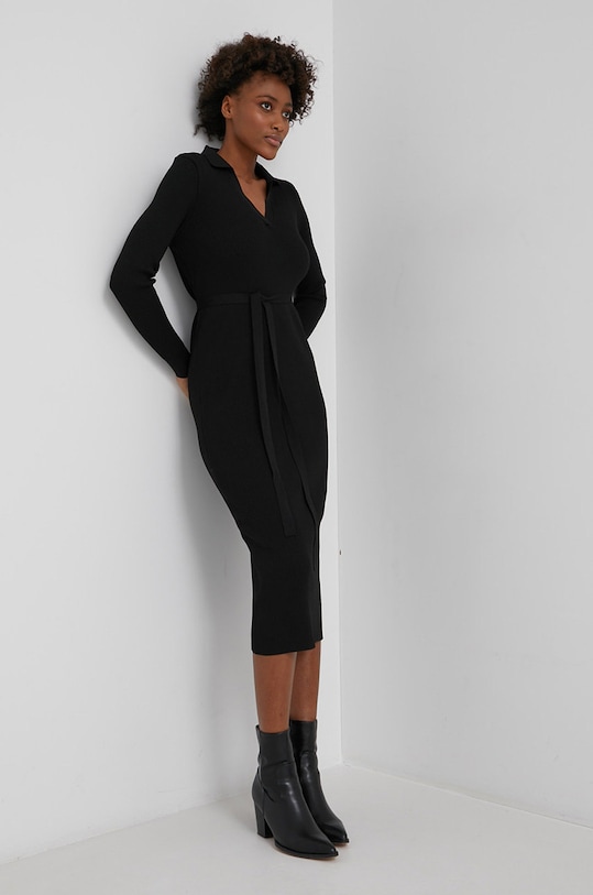 Haljina Answear.LAB SNG.25.AJ crna WW22