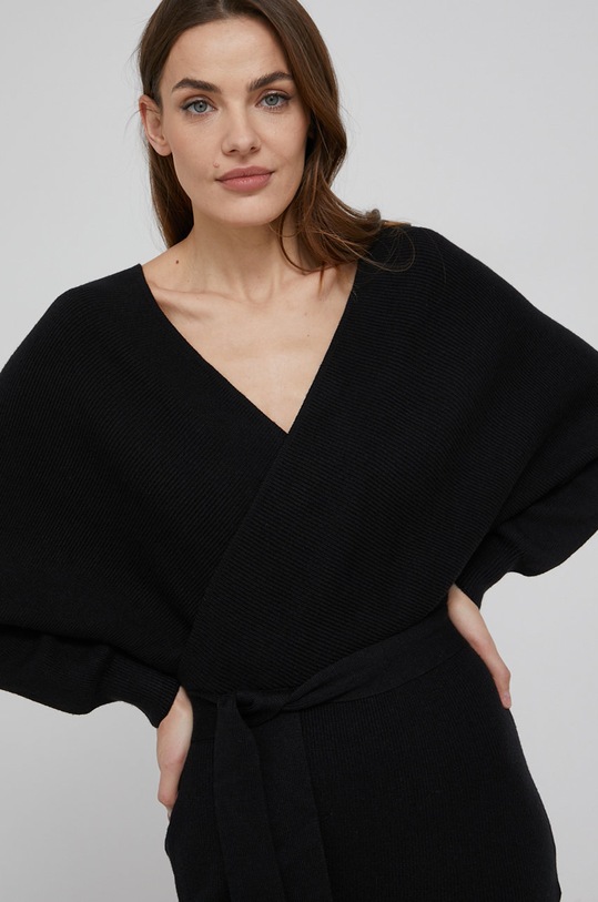Answear Lab sukienka answear.LAB X kolekcja limitowana NO SHAME czarny LR2712.DB