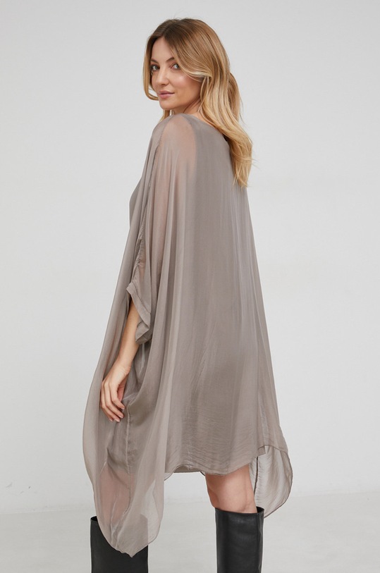 Ruházat Answear.LAB - Selyem ruha 5707.2KR bézs