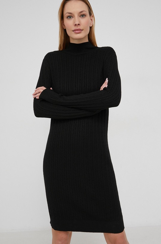 Šaty Answear.LAB 8909.KR čierna WW22