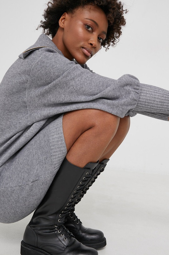 Haljina Answear.LAB casual siva N.10065.KR