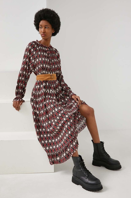 Answear Lab rochie rosu 38491D.PV496.1KR