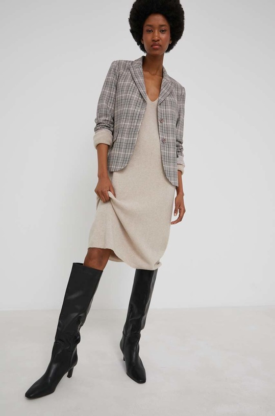 Šaty Answear.LAB M67242.1KR béžová WW22