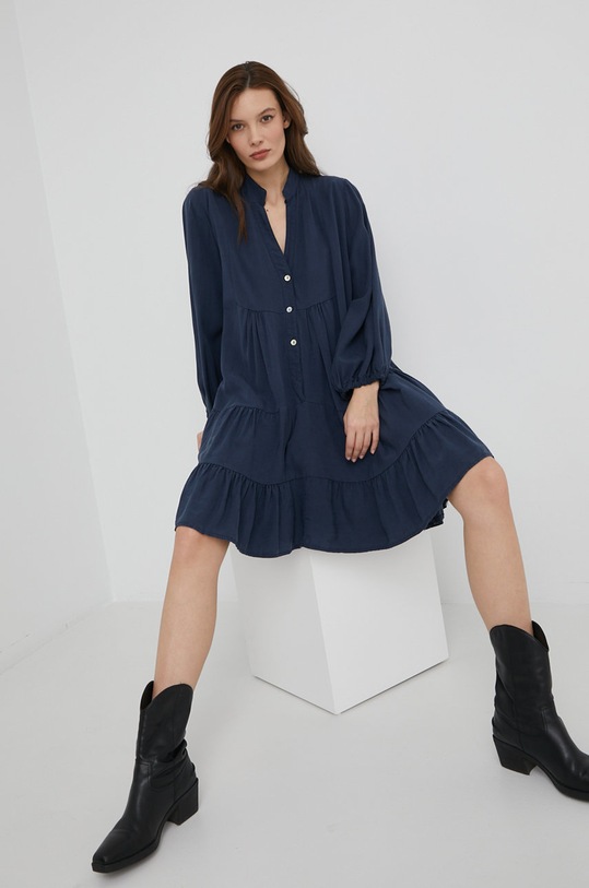 Answear Lab sukienka trzy czwarte niebieski 9805.2.2.2.DA