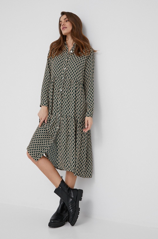 Answear Lab sukienka zielony 14332.KR