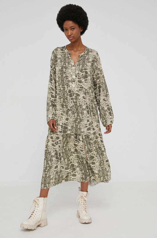 Answear Lab sukienka 27386.KR zielony WW22