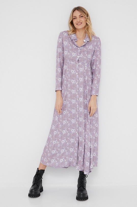 Šaty Answear.LAB 3068T22SD.K fialová WW22