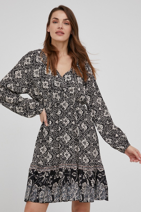 Answear Lab sukienka casual czarny 8987.DA