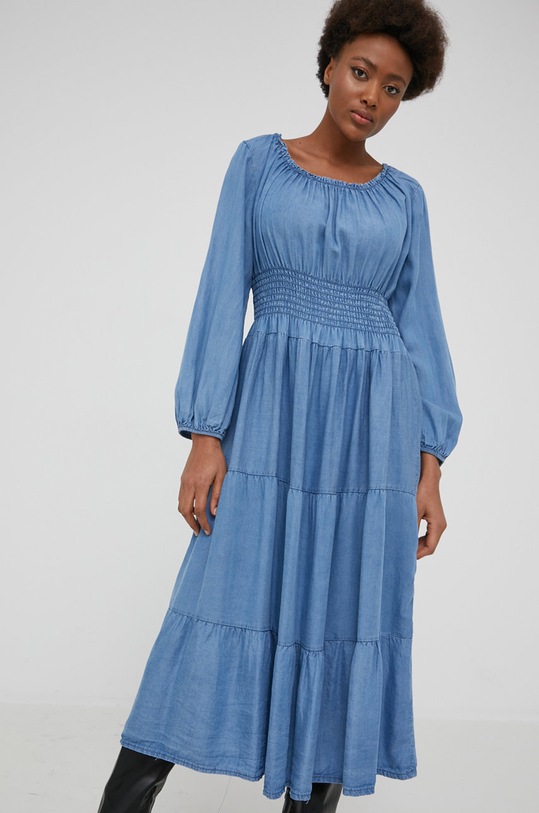 Šaty Answear.LAB modrá 71623CX.K