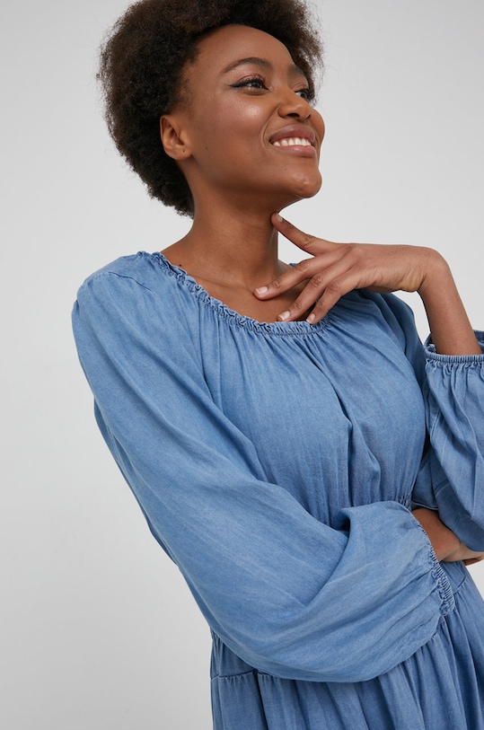 Šaty Answear.LAB 71623CX.K modrá