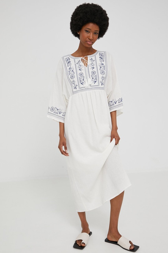 Answear Lab sukienka biały 2877.1.MP.SP