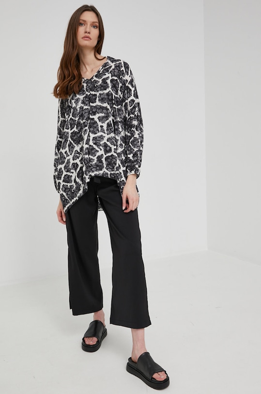 Blúzka Answear.LAB 6900.DB čierna WW22