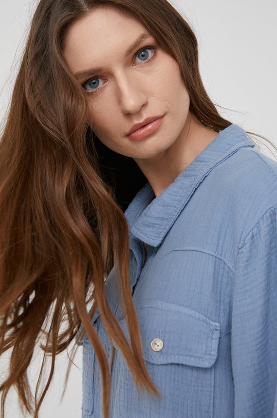 Answear Lab sukienka bawełniana niebieski 20166.35.1.DB