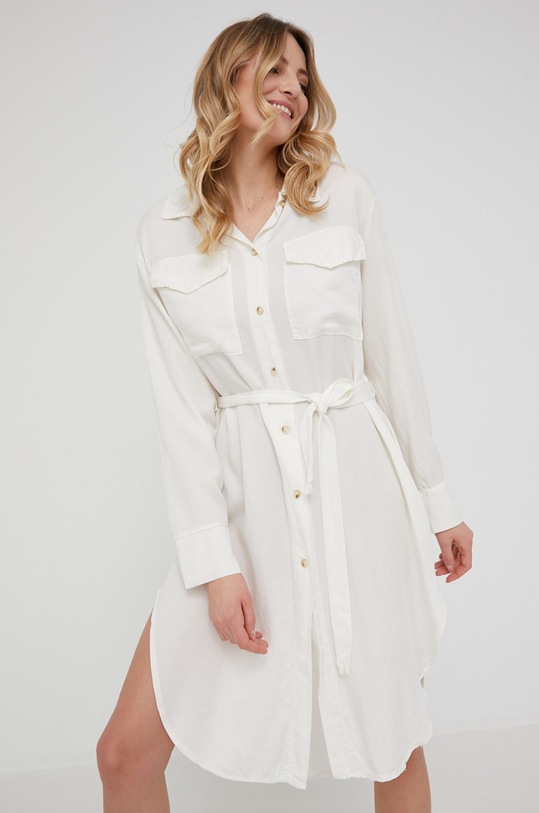 Šaty Answear.LAB mini béžová 8832.1.DB