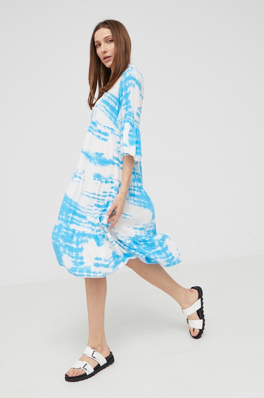 Šaty Answear.LAB 67721PV3L.JS modrá WW22