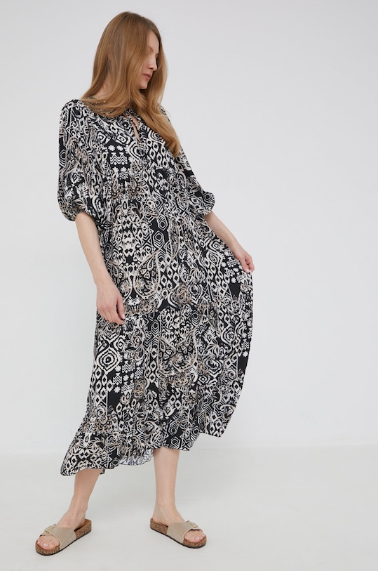 Haljina Answear.LAB casual crna 85717P.AA