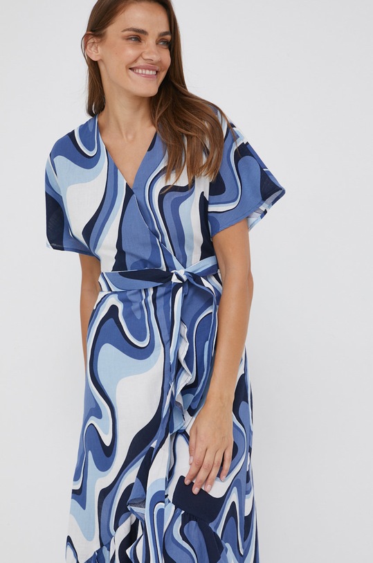 Odzież Answear Lab sukienka 5421.w1 niebieski