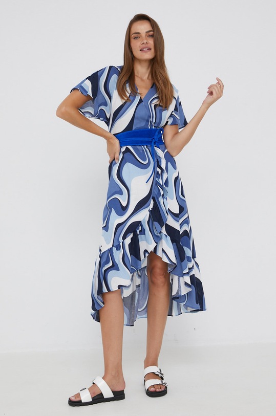 Answear Lab sukienka niebieski 5421.w1