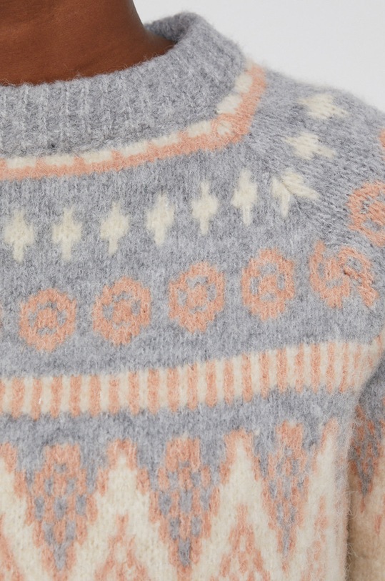 Answear Lab Sweter z domieszką wełny Y1093.KR niebieski