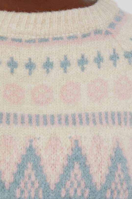 Answear Lab Sweter z domieszką wełny Y1093.3KR turkusowy